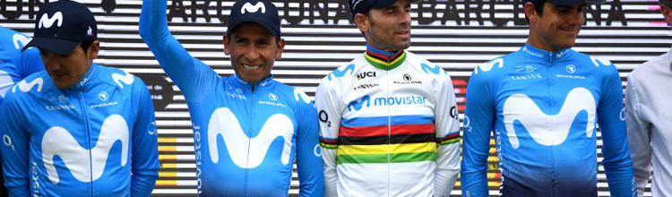 salopette ciclismo Movistar